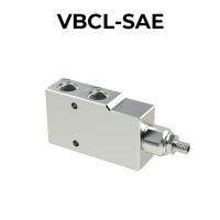 Single counterbalance valve for open center VBCL-SAE