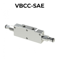 Double overcenter valve for closed center VBCC-SAE