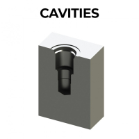 SAE standard cavities; Oleoweb special cavities