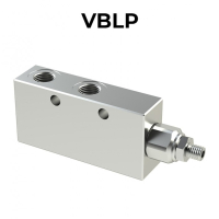Single counterbalance valve for open center VBLP