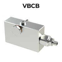 Single counterbalance valve for open center VBCB