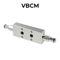Double counterbalance valve flanged for closed center VBCM