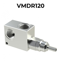 VMDR120 pressure relief valve for 120 lpm (31.7 gpm) flow rate