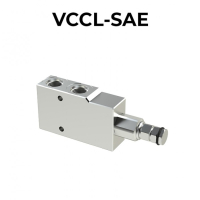 Single counterbalance valve for closed center VCCL-SAE