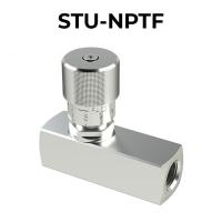 STU-NPTF flow control valves