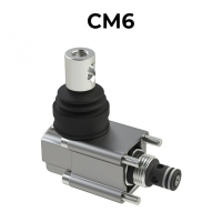 CM6 directional valve 2/2 SAE8 direct acting with double sealing, manually ooperated