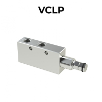 Single counterbalance valve for closed center VCLP