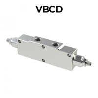 Double overcenter valve for open center VBCD