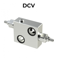 DCV Flanged double cross line direct acting relief valves