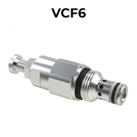 VCF6 Cartridge flow control valve adjustable compensated