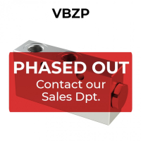 Single counterbalance valve for open center VBZP