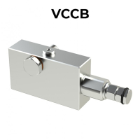 Single counterbalance valve for closed center VCCB