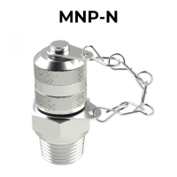 Test couplings for pressure checking MNP-NPTF