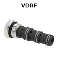 VDRF Cartridge flow divider/combiner