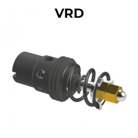 VRD Flow control compensated valves, 2 ways, unidirectional, adjustable