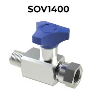SOV1400 IN-LINE PRESSURE GAUGE SHUT-OFF VALVES